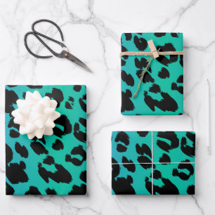 The Multi-Coloured Leopard Series Design 6 Wrapping Paper Sheet