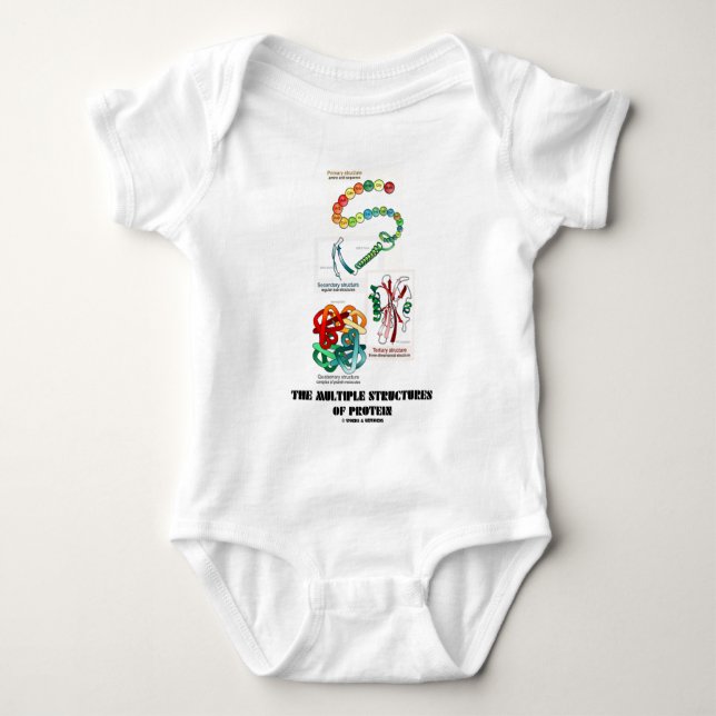 The Multiple Structures Of Protein Baby Bodysuit (Front)