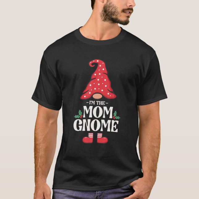 The Mum Gnome Funny Family Matching Group T-Shirt (Front)