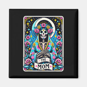 The Mum Tarot Card Skeleton Mothers Day Witch Mum Magnet