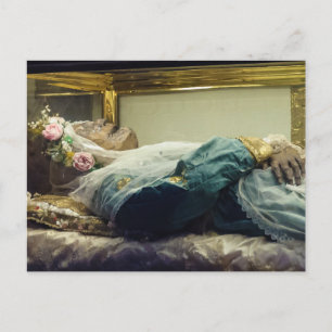 The Mummified Body of Saint Zita Sitha Citha Postcard