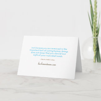 The Mum's Mantra Note Card