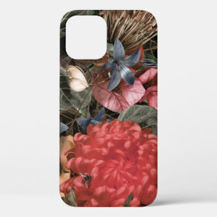 The mural on the wall. Flowers and plants with ins iPhone 12 Case