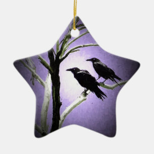 The Murder, At Midnight Ceramic Ornament