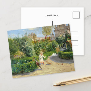 The Murillo Gardens, Seville Hugo Birger Postcard