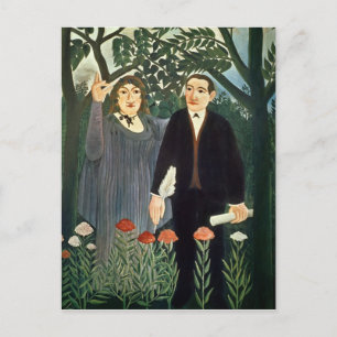 The Muse Inspiring the Poet, 1909 Postcard
