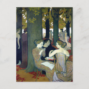 The Muses, 1893 Postcard