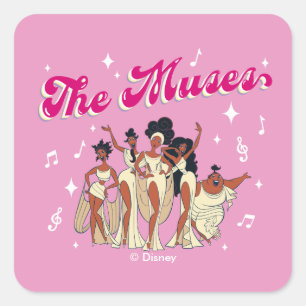 The Muses Square Sticker