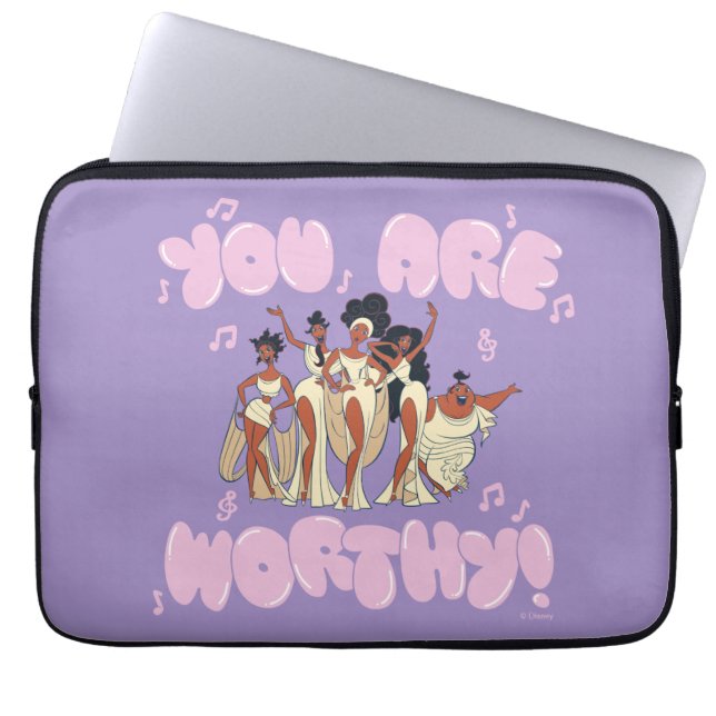The Muses - You Are Worthy Laptop Sleeve (Front)