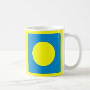 The MUSEUM Artist Series CyanHexacromecSqCircleTra Coffee Mug
