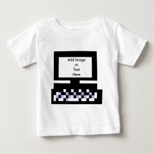 The MUSEUM Artist Series Images Computer Bk Baby T-Shirt