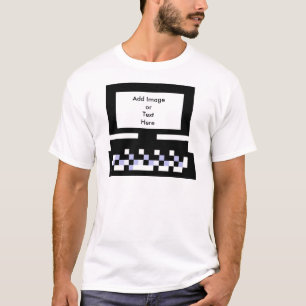 The MUSEUM Artist Series Images Computer Bk T-Shirt