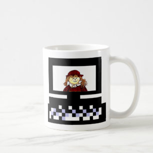 The MUSEUM Artist Series Images Computer StrawGirl Coffee Mug