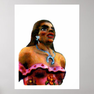 The MUSEUM Artist Series jGibney Dancer Woman Poster