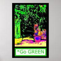 The MUSEUM Artist Series jGibney Go GREEN Staghorn