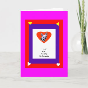 The MUSEUM Zazzle Template 1 Valentine Card-1a2