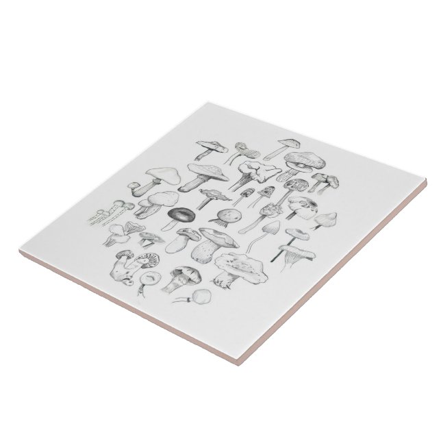 The Mushroom Gang Ceramic Tile (Side)