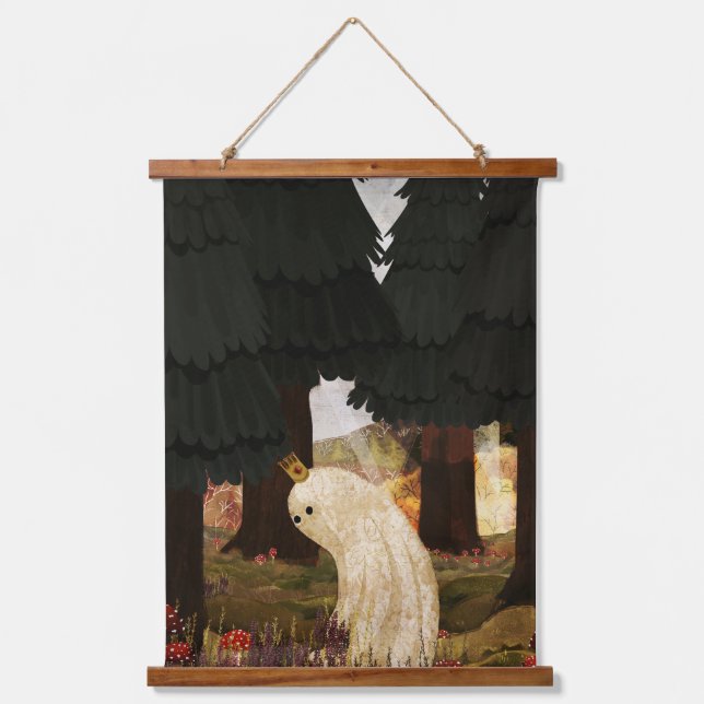 The Mushroom King Hanging Tapestry (Front)