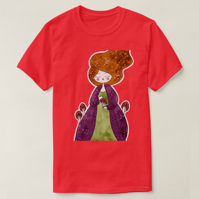 The mushroom lady T-Shirt (Design Front)