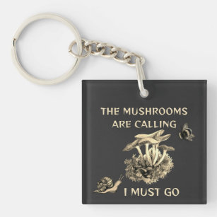 The mushrooms are calling key ring
