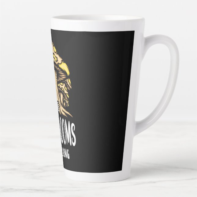 The Mushrooms Are Calling Latte Mug (Right)