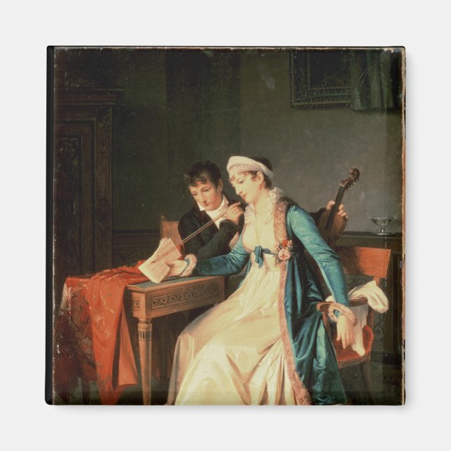 The Music Lesson, 1790 Magnet (Front)