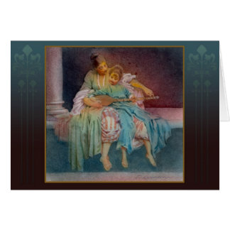 "The Music Lesson" - fine art watercolor