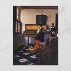 The Music Lesson Postcard