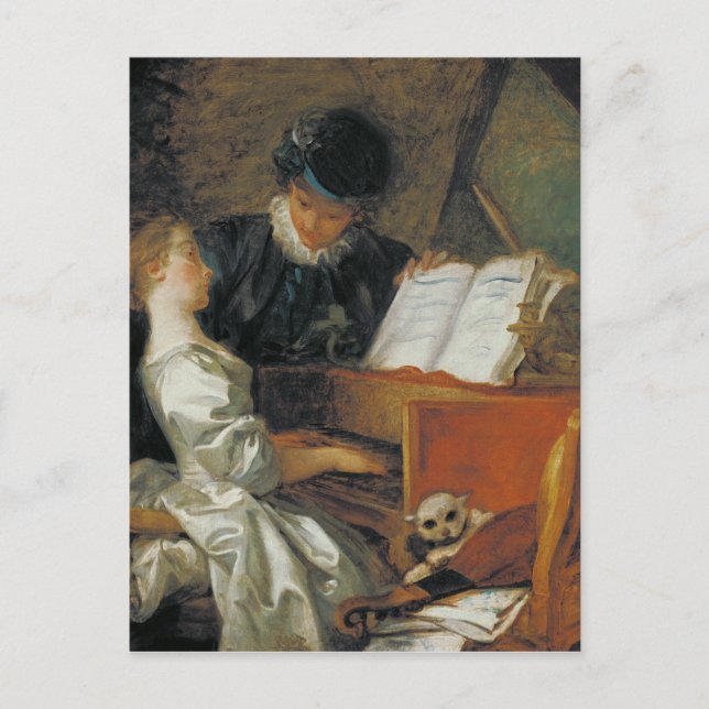 The Music Lesson Postcard (Front)