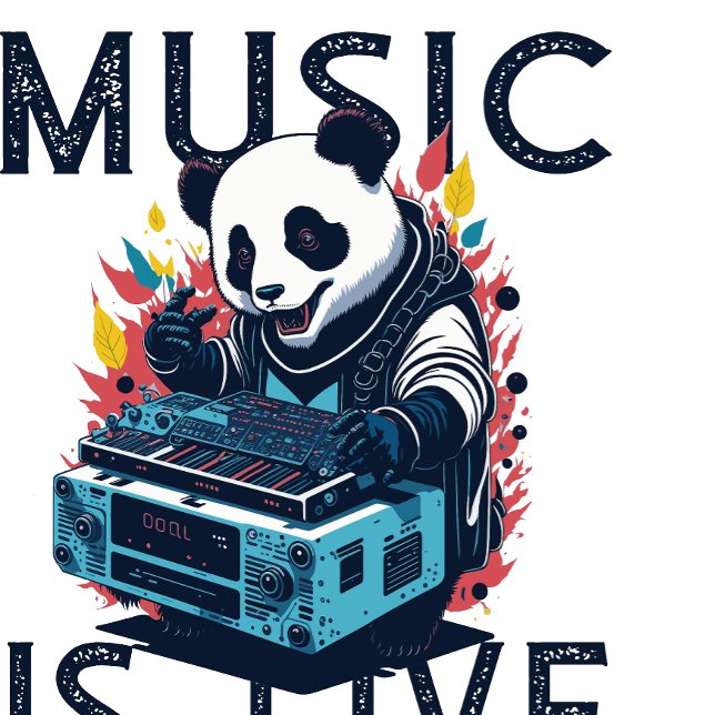 the music lives on T-Shirt (Creator Uploaded)
