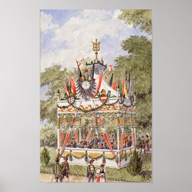 The Music Pavilion of the Vienna Shooting Festival Poster (Front)