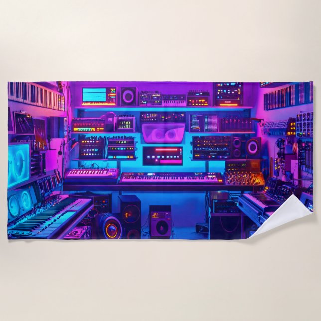 The Music Room Beach Towel (Front)