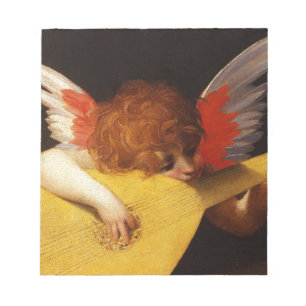 The Musical Angel - Vintage Christmas Notepad