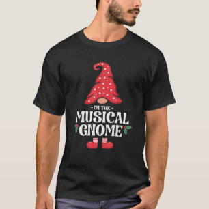 The Musical Gnome Funny Family Matching Group T-Shirt