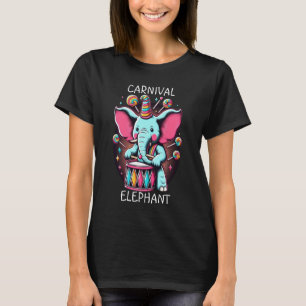 The Musical Pachyderm Elephant Playing Guitar T-Shirt
