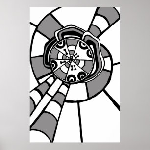 The Musician - Black/Grey Poster