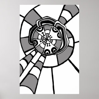 The Musician - Black/Grey Poster