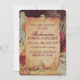 The Musician - Invitation Card