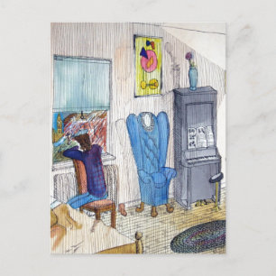 The Musician Postcard