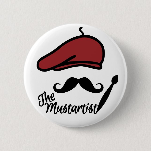 The Mustartist button (Front)