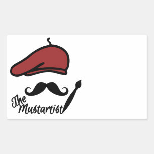 The Mustartist custom stickers