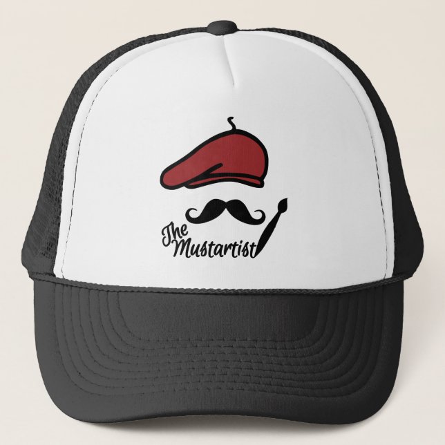 The Mustartist hat - choose colour (Front)