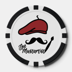 The Mustartist poker chips