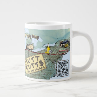 The Mutt $Cutts Journey Jumbo Mug