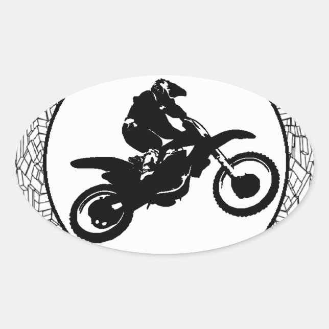 THE MX MAIN OVAL STICKER (Front)