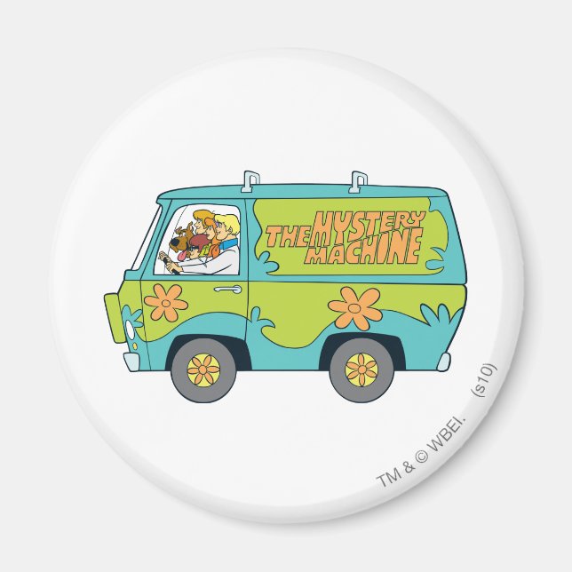 The Mystery Machine Left Side Magnet (Front)