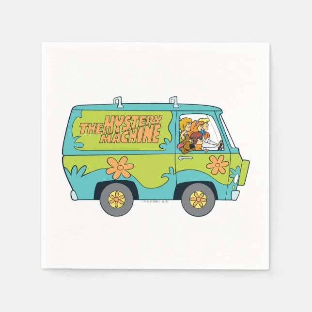 The Mystery Machine Right Side Napkin (Front)