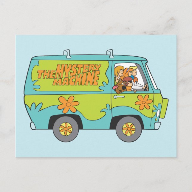 The Mystery Machine Right Side Postcard (Front)