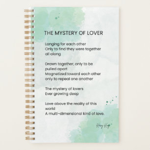 The Mystery Of Lovers - Love Poem Planner