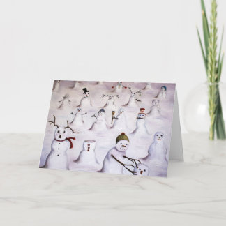 The Mystery Revealed On Snowman Hill Holiday Card